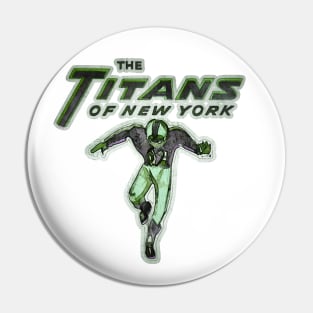 New York Titans Football Pin