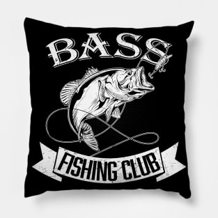 Bass Fishing Club Pillow