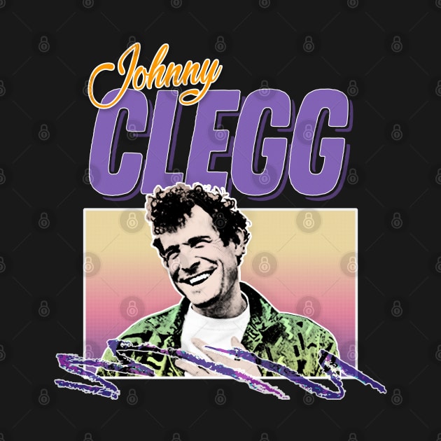 Johnny Clegg / 80s Styled Tribute Retro Design by DankFutura