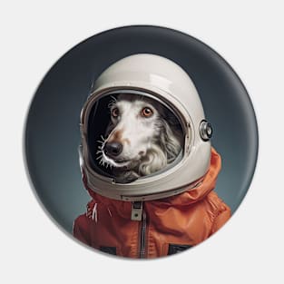 Astro Dog - Borzoi Pin