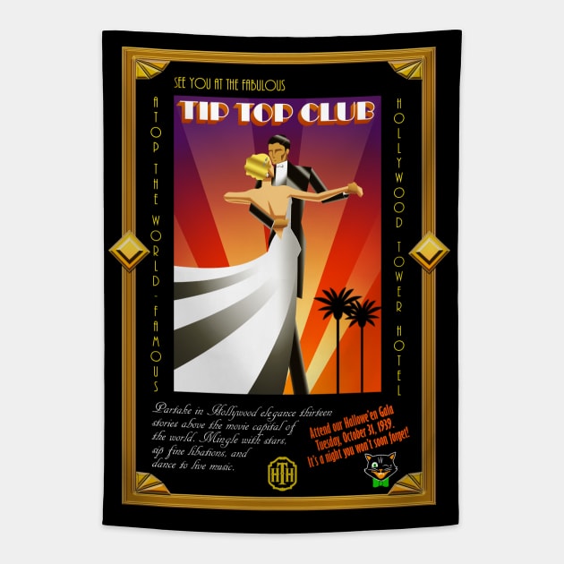 The Club Poster Tapestry by Sunshone1