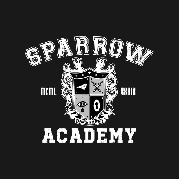 Sparrow Academy (Black Print) by Miskatonic Designs