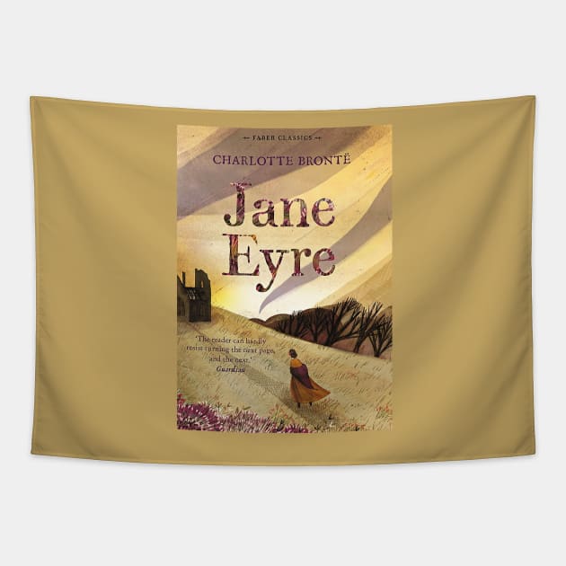 Jane Eyre by Charlotte Bronte Tapestry by booksnbobs