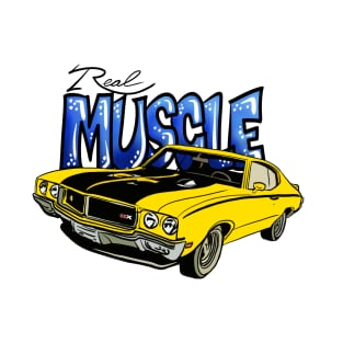 1970 Buick Skylark GSX Muscle Car Design T-Shirt