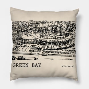 Green Bay Wisconsin Pillow