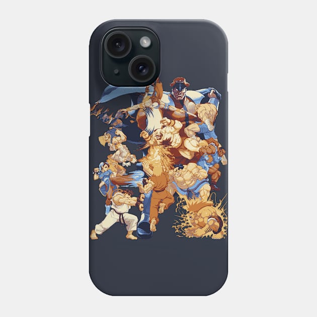 Street pixelated attacks Phone Case by EagleFlyFree