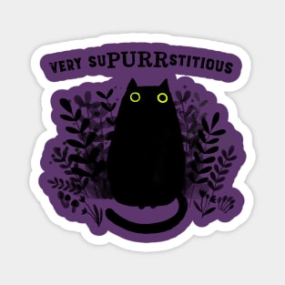 Very SuPURRstitious Magnet