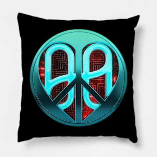 PeaceLoveHarmony.ONE 3D Logo Pillow