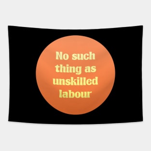 No Such Thing A Unskilled Labor - Workers Rights Tapestry