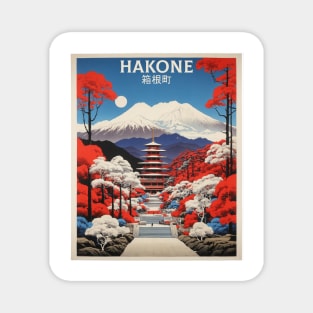 Hakone Japan Vintage Poster Tourism Magnet