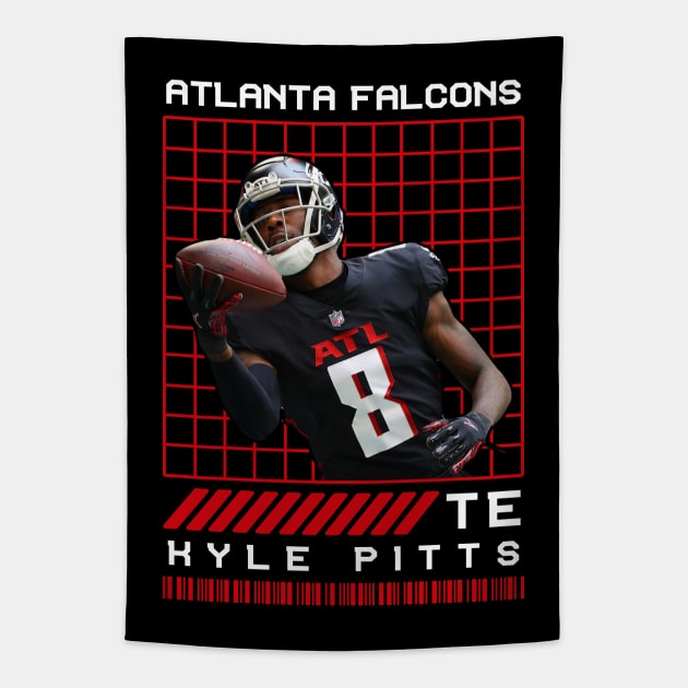 KYLE PITTS - TE - ATLANTA FALCONS Tapestry by Mudahan Muncul 2022