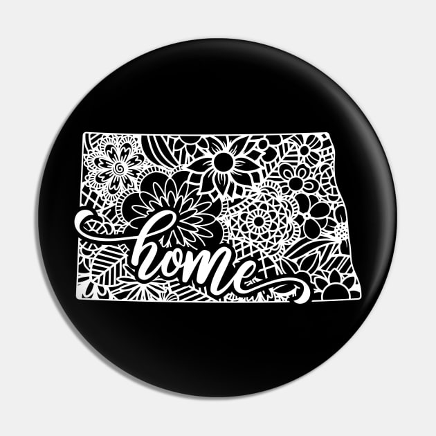 North Dakota is my home North Dakota Pin TeePublic