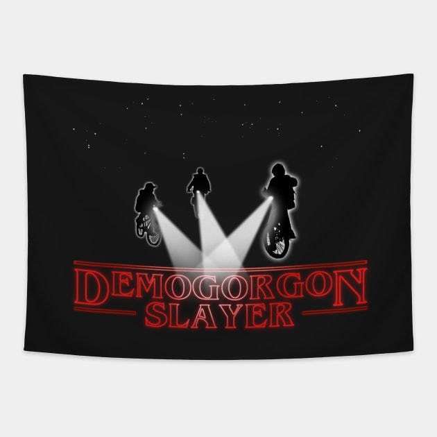 Demogorgon Slayer Tapestry by NerdShizzle