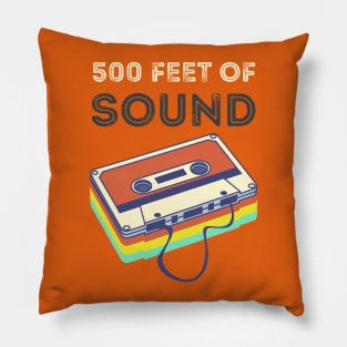 500 Feet Of Sound Pillow