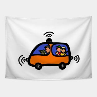 Self Driving Car Tapestry