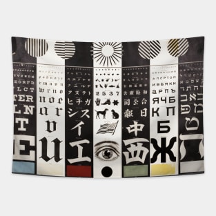 Eye Test Remix Tapestry