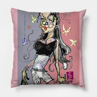 young lara croft Pillow