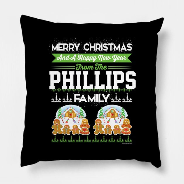 Merry Christmas And Happy New Year The Phillips Pillow by CoolApparelShop