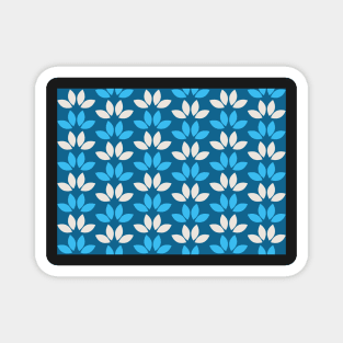 Astrid Turquoise Leaves Magnet