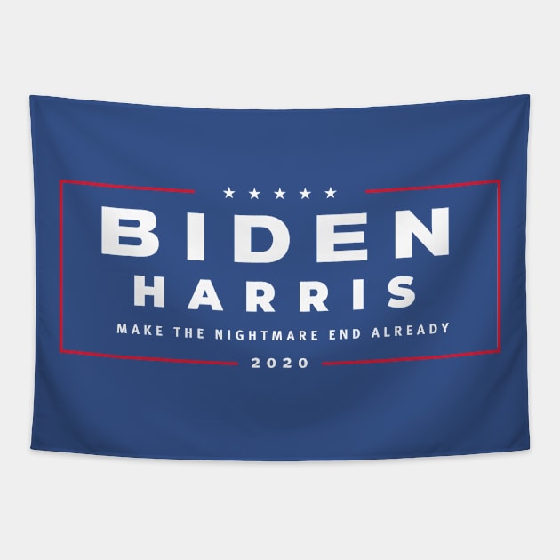 Trumpafied Biden logo Tapestry by jonah block