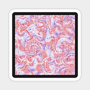 Blue red turbulence 2 Magnet