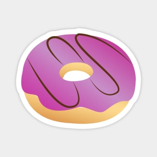 Sweet Pink Glazed Donut Magnet