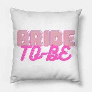 Bride-to-Be Bridal Shower Bachelorette Design Pillow