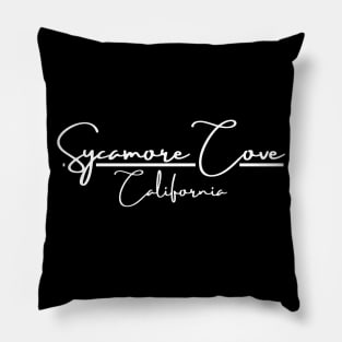 Sycamore Cove California Pillow