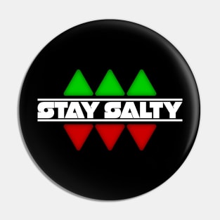 Stay Salty, Blank Dice Pin