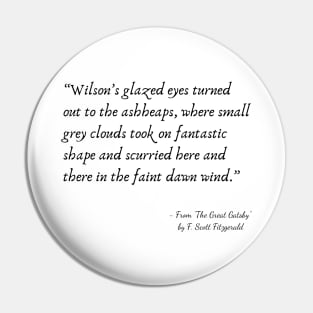 A Quote from “The Great Gatsby” by F. Scott Fitzgerald Pin