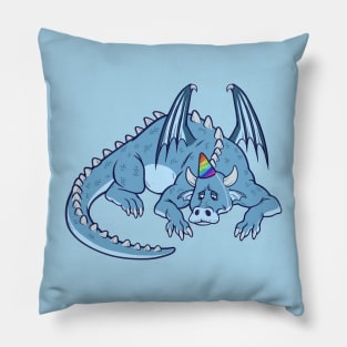 Sad, Lonely Dragon Pillow