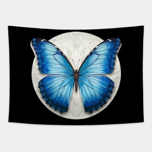 Blue Morpho Butterfly Tapestry