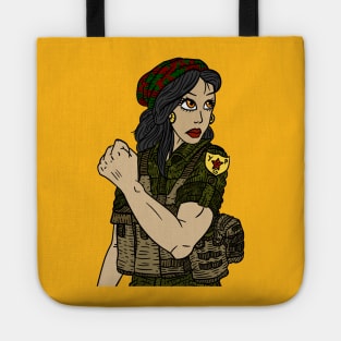 kurdistan, YPG women. kurdish power. Tote