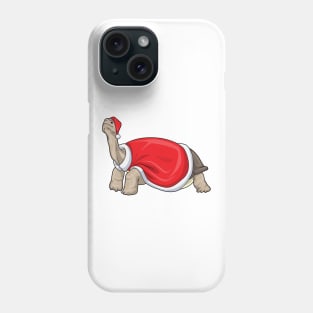 Turtle Christmas Santa hat Phone Case