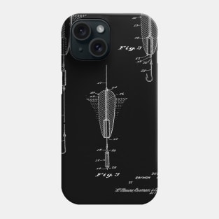 Fishing Lure Vintage Patent Drawing Phone Case