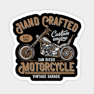 Hand crafted motocycle Magnet