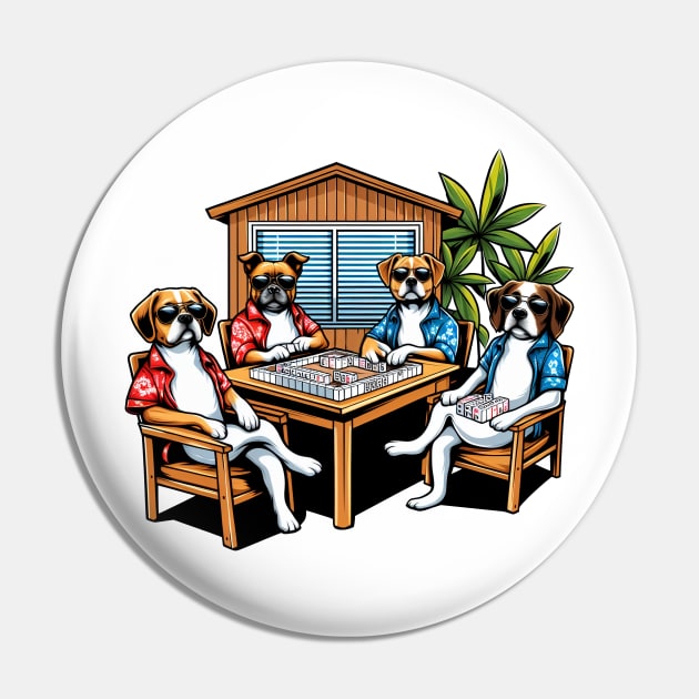 Friday Night Dog Poker Tournament, Gambling Luck Pin by cyryley