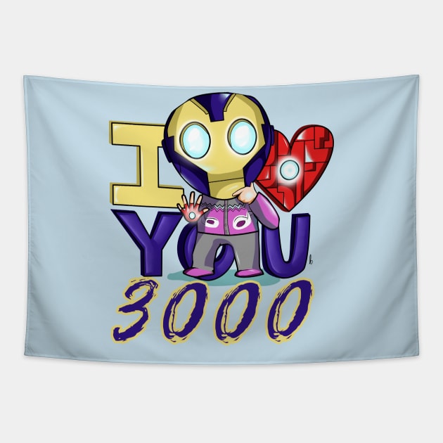 I Love You 3000 Tapestry by themunchkinboutique