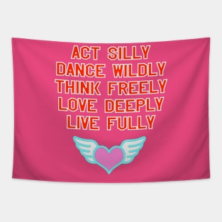 Live Fully Tapestry