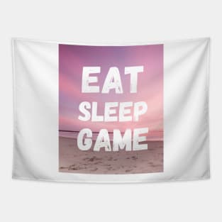 Eat Sleep Game Tapestry