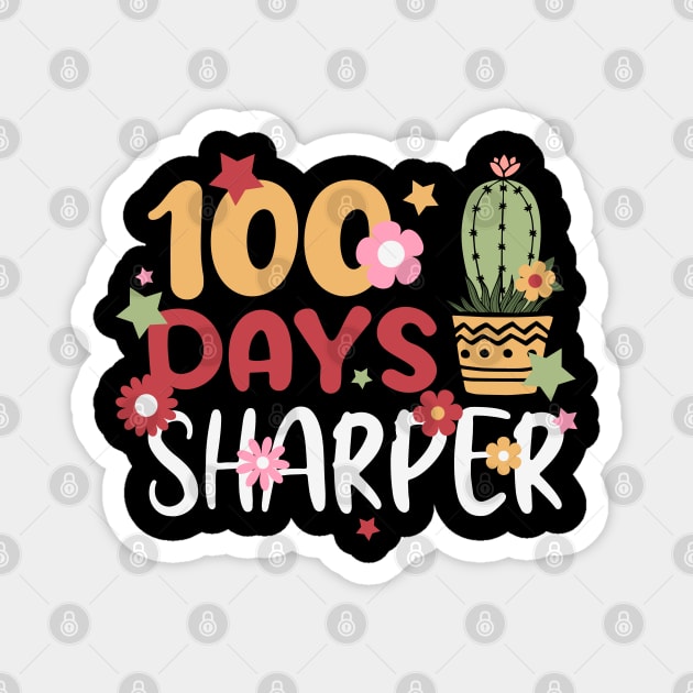 100 days sharper cactus Magnet by The WYLD Tribe