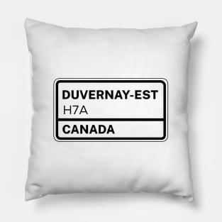 Duvernay Est	H7A Zip Code Pillow