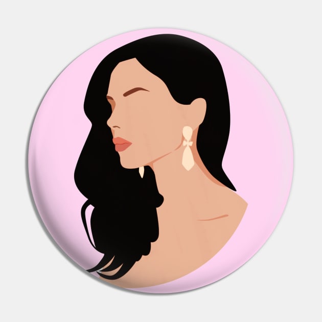 Beautiful Lady Pin by ctrlzie