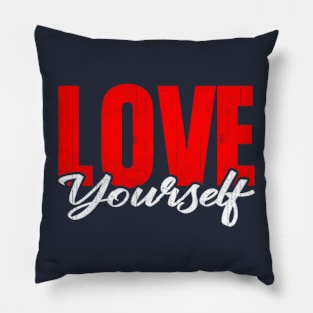 Always love yourself - vintage Pillow