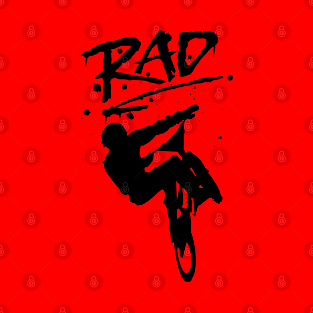 RAD BMX Bike Graffiti - 80s Movie Radical T-shirts - Rad - Phone Case