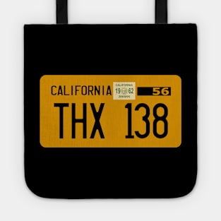 THX138 Licence plate Tote