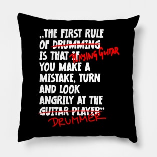 The First Rule Of Guitarist Pillow