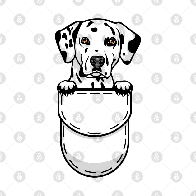 Funny Dalmatian Pocket Dog by Pet My Dog