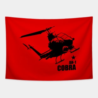 AH-1 Cobra Helicopter Gunship Tapestry