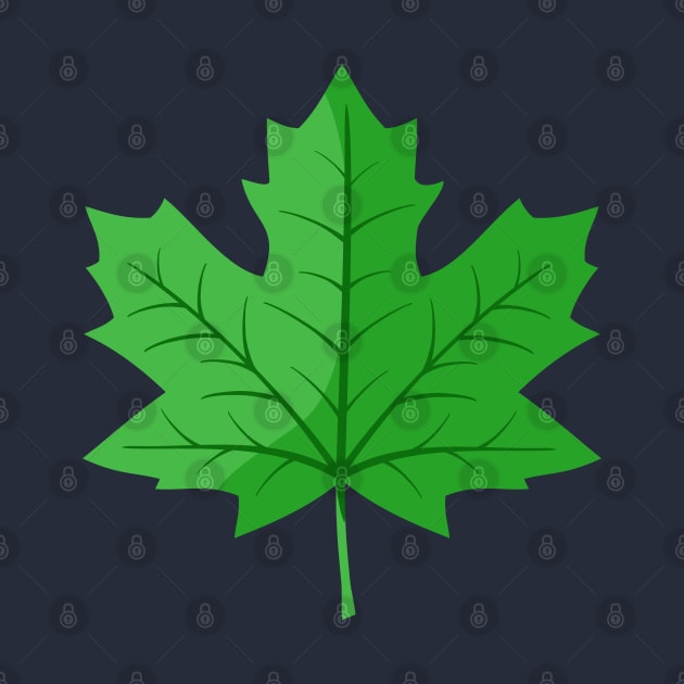 Green Maple Leaf by RageRabbit